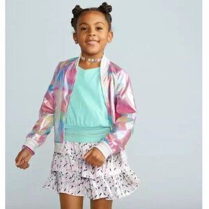 AMERICAN GIRL Sweet Street Bomber Jacket for Girls Size L 14 / 16 New Truly Me